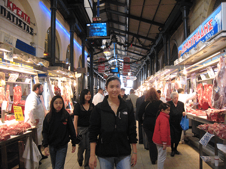 how many days to spend in athens -  Central market