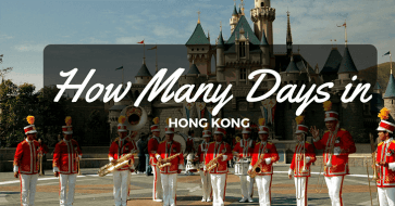 How many days in Hong Kong?