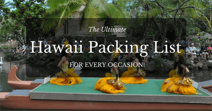 Hawaii Packing List