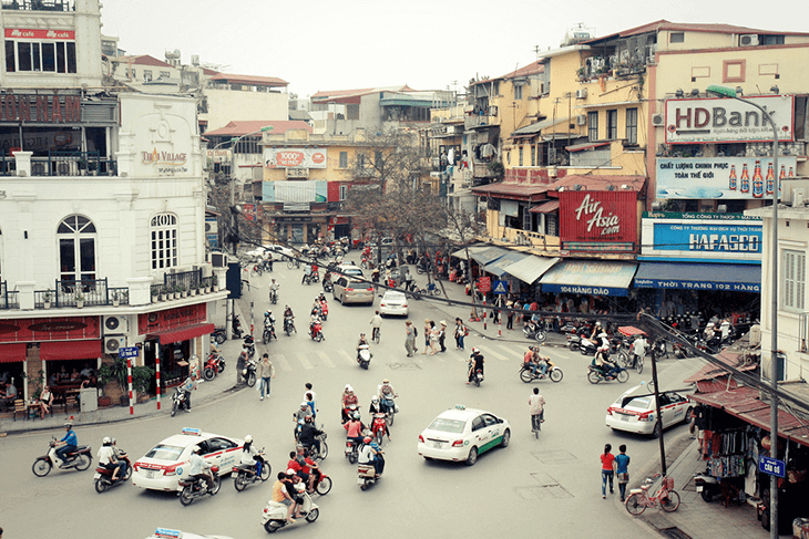 Traffic in Hanoi