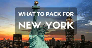 what to pack for new york