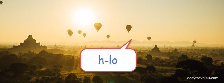 How to say hello in Burma/ Myanmar