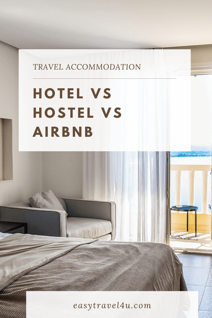 Hotel vs Hostel vs Airbnb