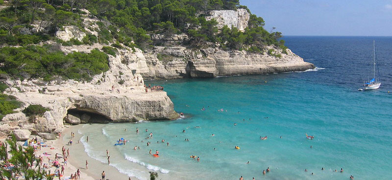 Cala Mitjana best beach in menorca