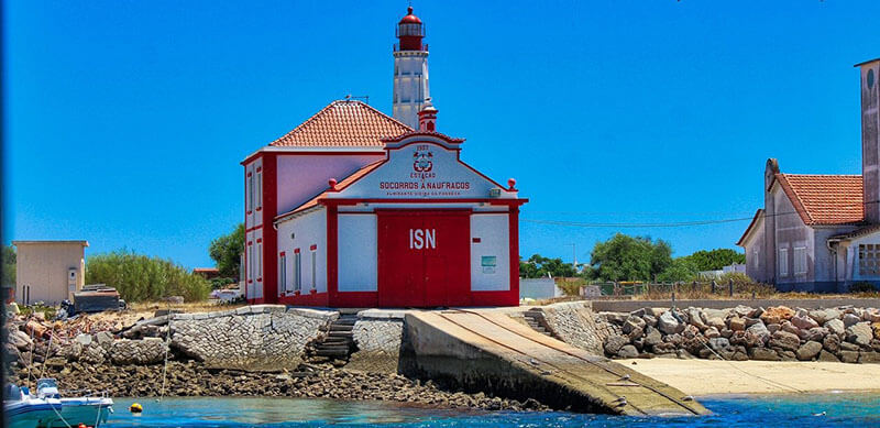 Olhao, charming fishing port town in Algarve