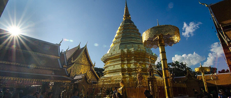 ile dni w Bangkoku i Chiang Mai: Doi Suthep Chiang Mai