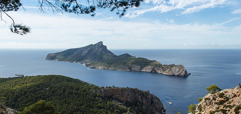 Sant Elm, a charming coastal village on the south-west coast of Majorca