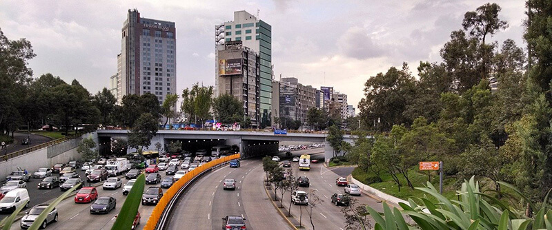 Paseo de La Reforma, where to stay in Mexico city for first time tourist