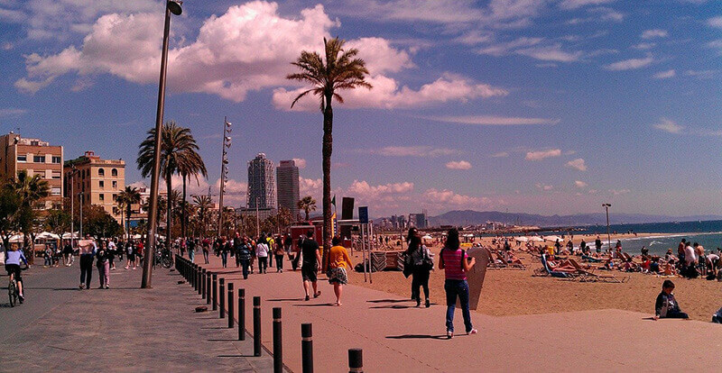 Barceloneta, where to stay in Barcelona for beaches