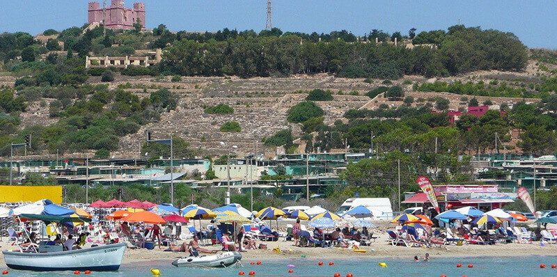 best town to Stay in Malta : Mellieha 