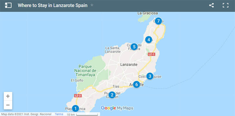 Where To Stay In Lanzarote Spain: Best Area & Hotel Travel Guide - Easy ...