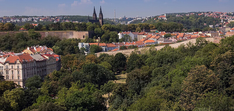 Vysehrad (Praha 2), flott sted nær Nove Mesto