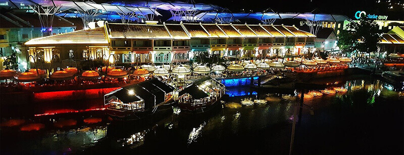 Singapore Riverside, best for nightlife