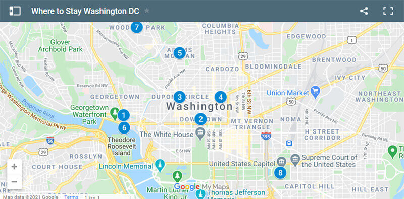 Where To Stay In Washington Dc Best Area And Hotel Travel Guide Easy Travel For You