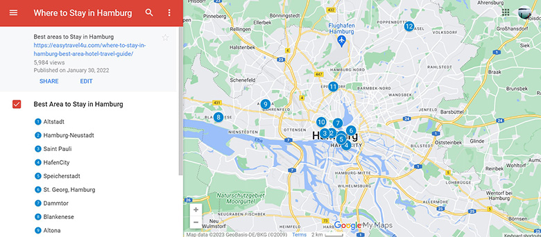 Where to Stay in Hamburg Map of Best Areas & Neighborhoods