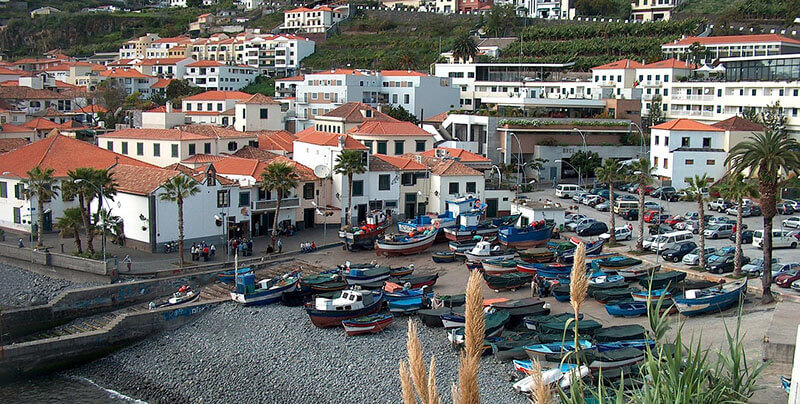 Camara De Lobos, a traditional fishing village in Madeira