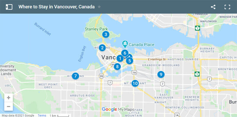 Where To Stay In Vancouver Canada Best Area And Hotel Travel Guide