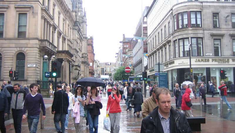 Merchant City, where to stay in Glasgow for shopping