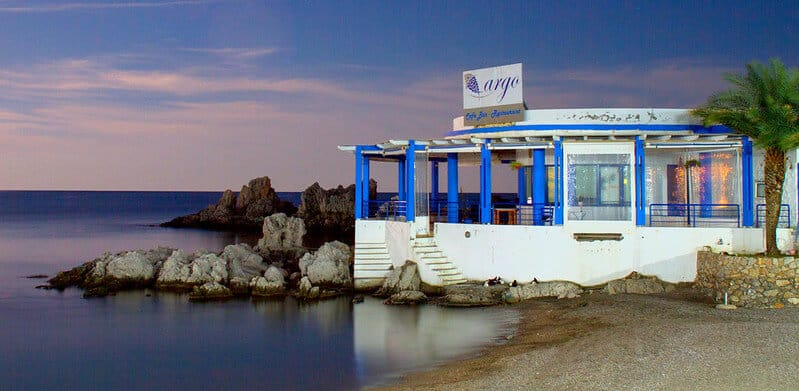 Kalathos & Haraki, a quiet tourist beach resort in Rhodes