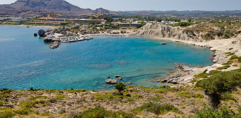 Kolymbia, best area to stay in Rhodes with family, couples