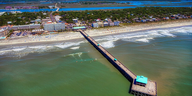 Folly Beach, where to stay in Charleston's beach town