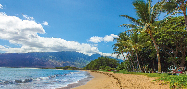 Kihei, popular area to stay in Maui for couples and families