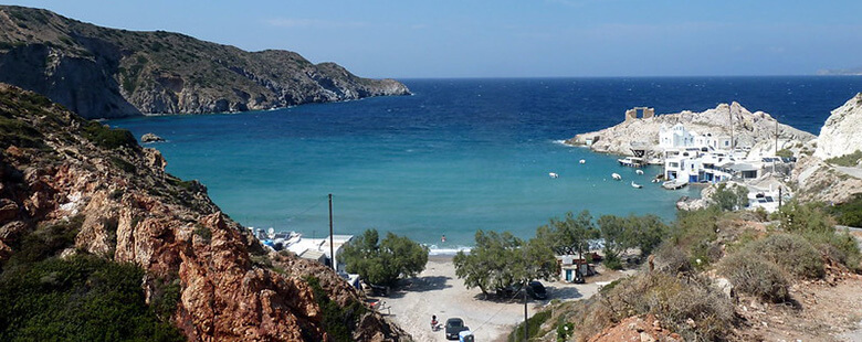 Firopotamos, one of the most picturesque areas on Milos