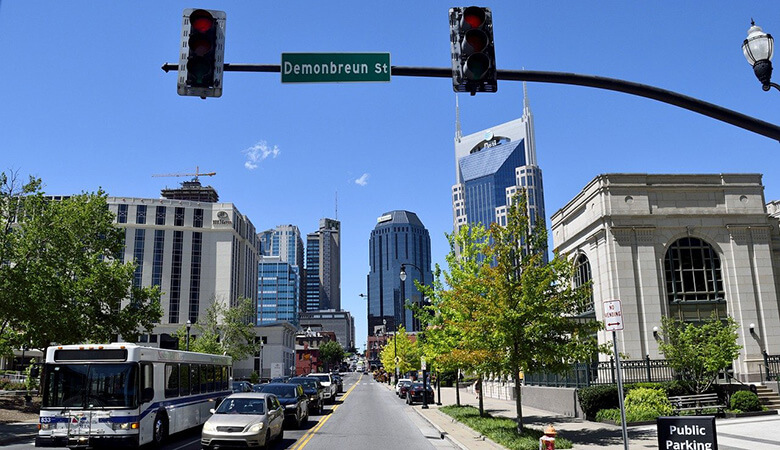 Downtown, where to stay in Nashville for first-time tourists