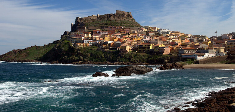 Castelsardo, charming historic town on northern coast of Sardinia
