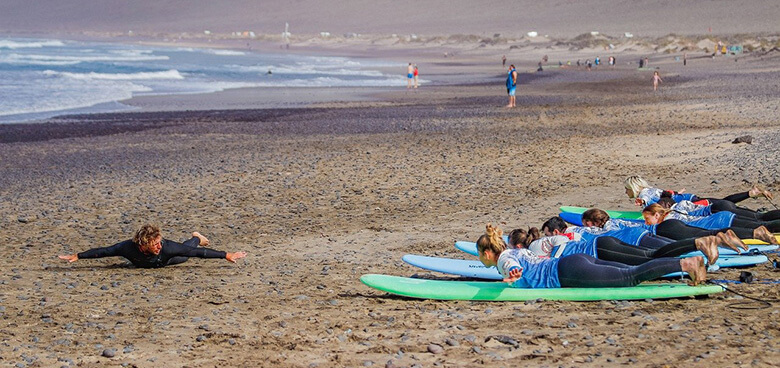  Caleta de Famara, where to stay in Lanzarote for surfing