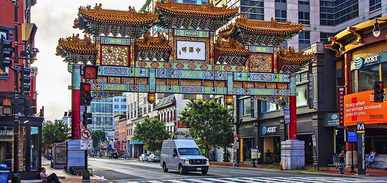 Washington D. C: chinatown Majoitus