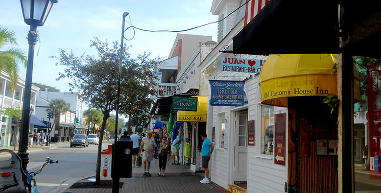 Duval Street, where to stay in Key West for nightlife