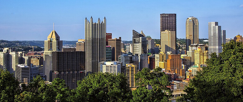 Downtown Pittsburgh, where to stay in Pittsburgh for first time