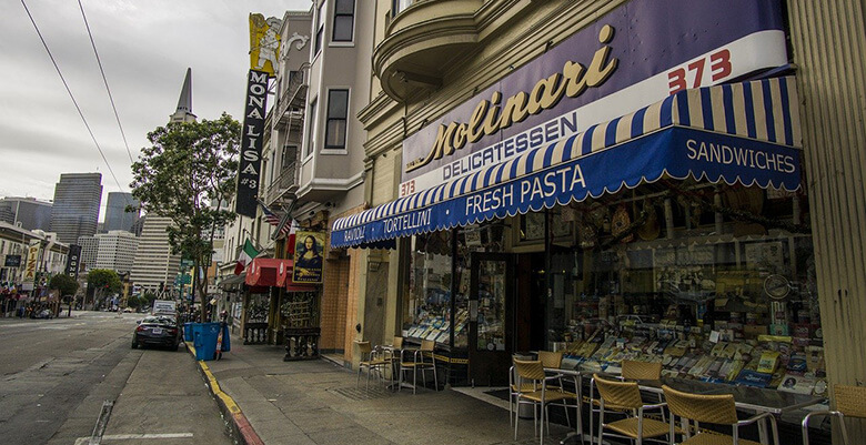North Beach, best places to stay in San Francisco for Italian atmosphere