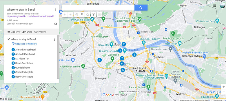Where to Stay in Basel Map of 7 Best Areas & neighborhoods