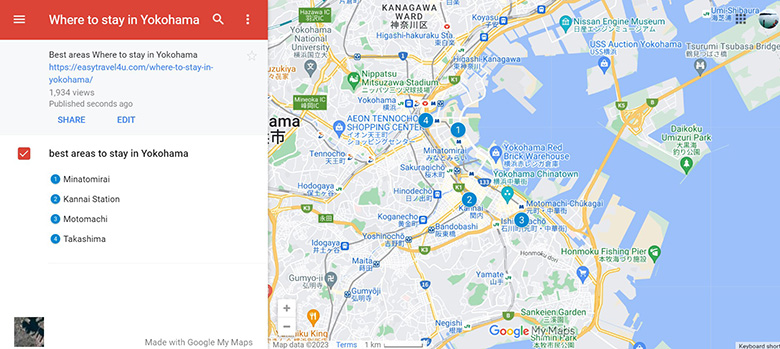 Where to Stay in Yokohama, Japan Map of Best Areas  