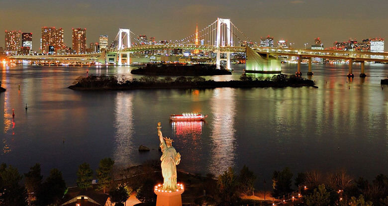 where to stay in Tokyo for first time - Odaiba, Tokyo bay, and Tokyo Disney 