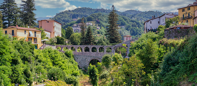 Barga, small hilltown, north of Lucca