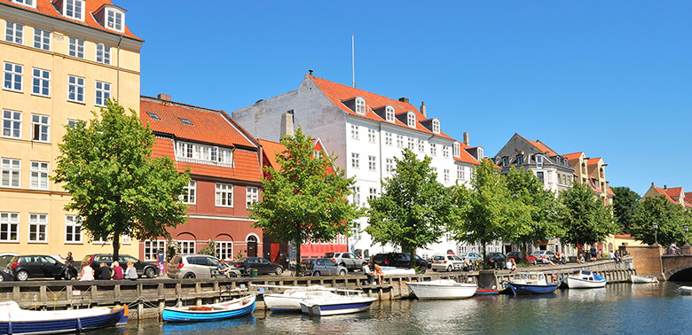 Christianshavn, beautiful and romantic area in Copenhagen