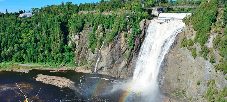  Quebec City - Montmorency Falls.