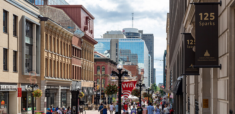 Where to Stay in Ottawa - Sparks Street 