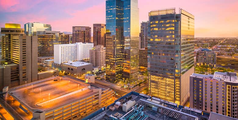 Downtown, where to stay in Phoenix for first-time tourists