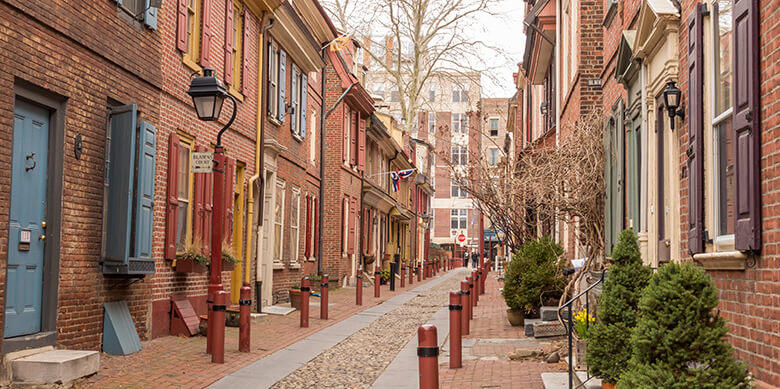 Old City - Society Hill, where to stay in Philadelphia for first time visitors