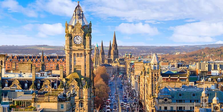 Old Town, where to stay in Edinburgh for first-time tourists