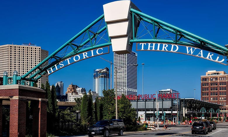 Historic Third Ward, where to stay in Milwaukee for shopping