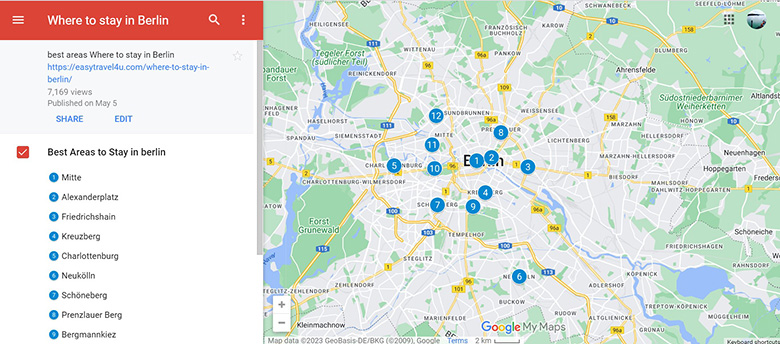 Where to Stay in Berlin for Map of Best Areas & Neighborhoods