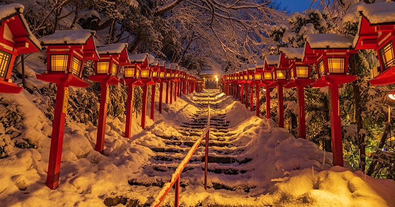 Kibune Shrine winter