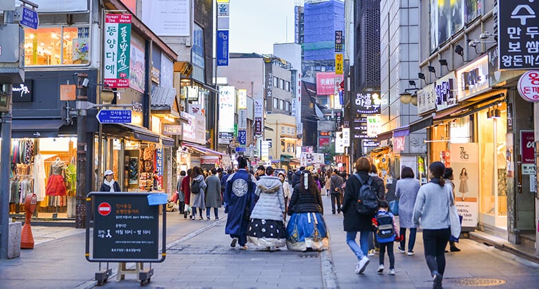 Insadong, best area for first-timers