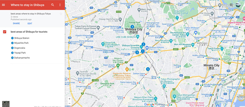 Where to stay in Shibuya Map - 5 Best areas 