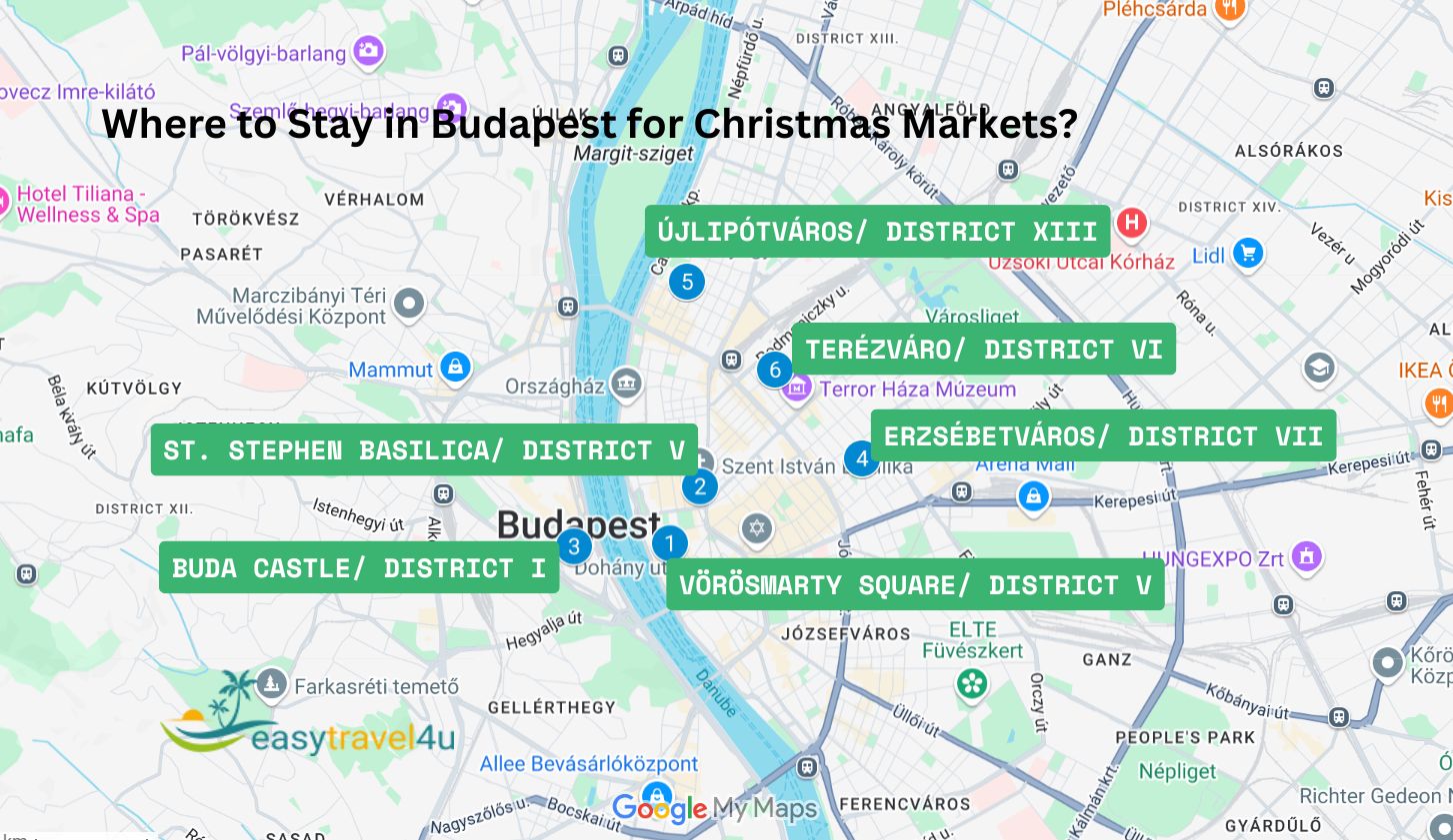 Best areas to Stay in Budapest for Christmas Markets